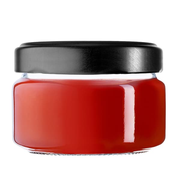 KADAX Denia säilykepurkit 250ml 50kpl 82mm + kansi "Matemusta"