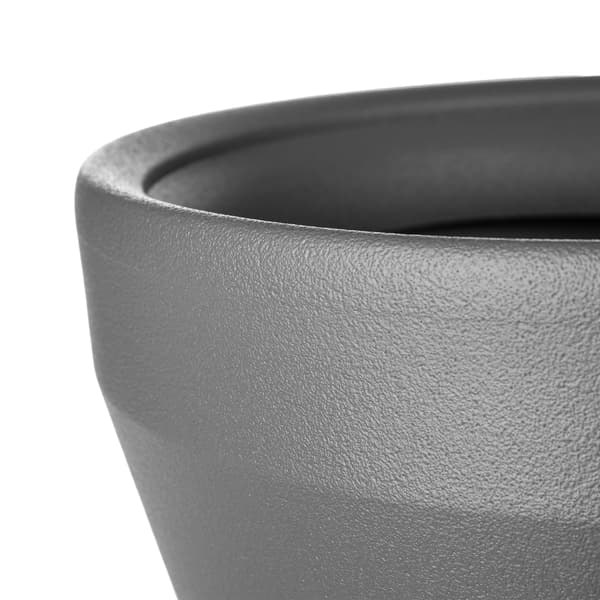 KADAX Urtepotte Stor Rund Urtepotte Have Terrasse Antracit 39cm