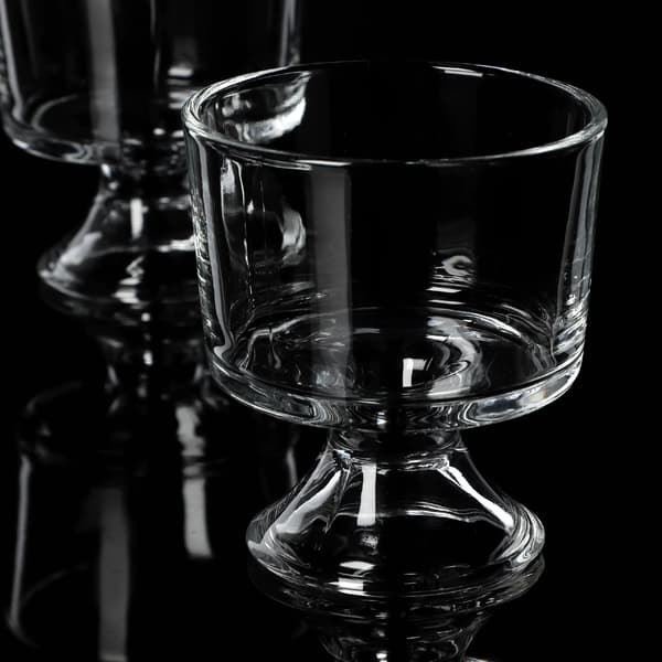 KADAX Glass- och dessertkoppar 290 ml Glasskoppar Set med 12