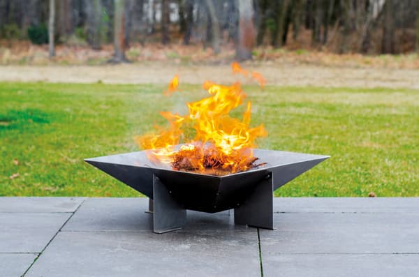 KADAX Bålplads 56 cm Til Bål Grill Kedel Stålrist Stor Skål