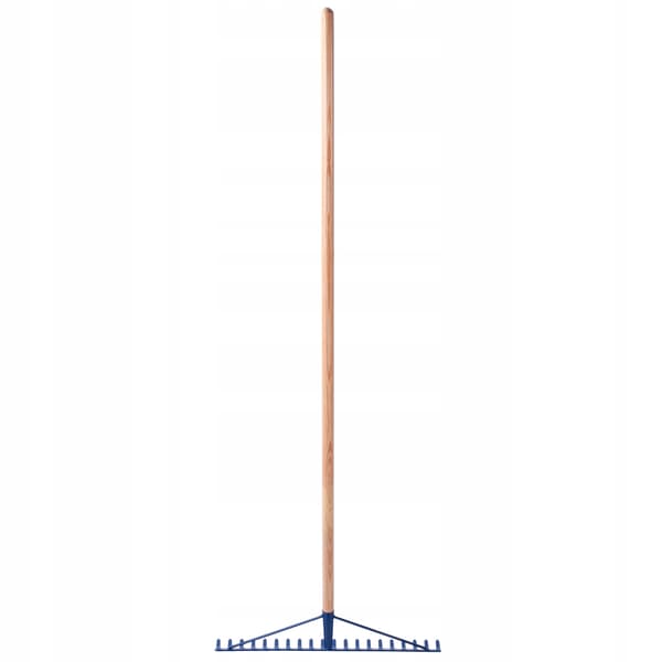 KADAX Metalrive til blade, græs, sten, have, massiv, 155 cm, med håndtag