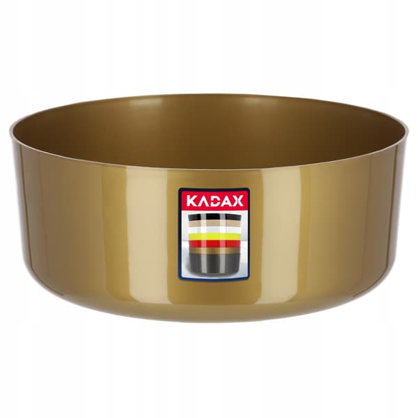 KADAX Urtepotte Låg Skål Guld Til Komposition Rund 23 cm