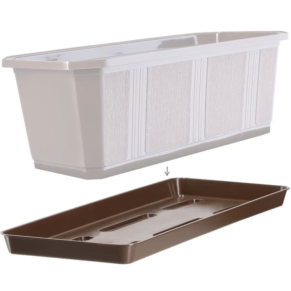 KADAX Urtepottestativ 40 cm Balkonkasse Plastbakke