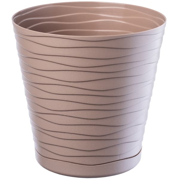 KADAX Urtepotte 21 cm Plastik Urtepottedæksel med Stativ