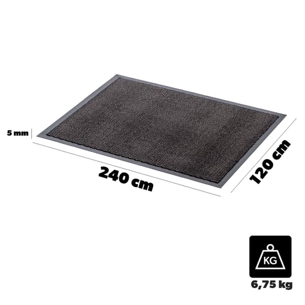 KADAX Entrédörrmatta Universal Skomatta 240x120cm Absorberande