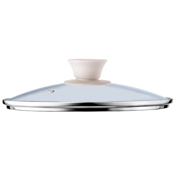 KADAX Glaslåg 22 cm Universal Varmebestandigt Gryde- og Pandedæksel
