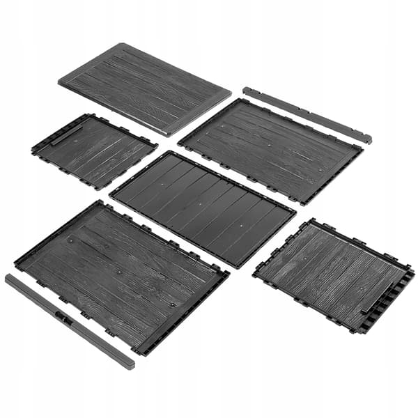KADAX Haveboks Balkonboks 190L Til Have Balkon Terrasse Antracit