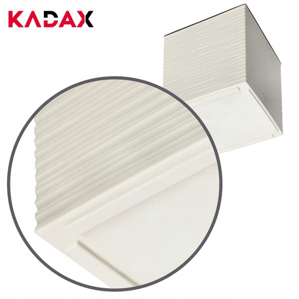 KADAX Blomkruka Blomkruka 40 cm krämfärgad plastlock med insats