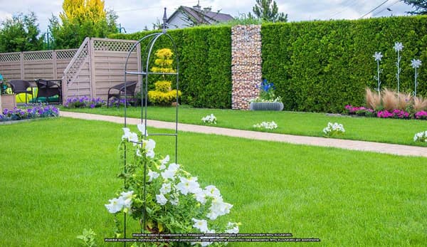 KADAX Trädgårdspergola för växter, blommor, obelisk för blommor, klätterväxter, metall, 120 cm