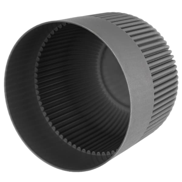 KADAX Urtepotte, Urtepottedæksel, 17 cm, Plast, Rund, Ribbet, Grå