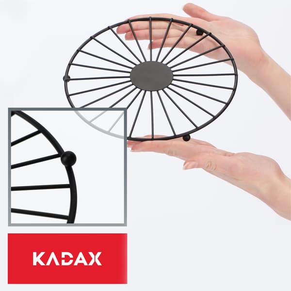 KADAX Køleskab til Hot Pot, metal, sort