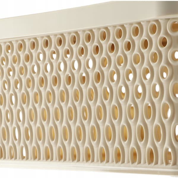 KADAX Korg med lock Förvaringslåda 18L Beige
