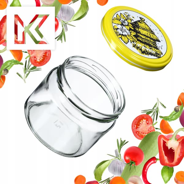 KADAX Słój Berti 330ml fi82 TO-330 pakiet 10szt +