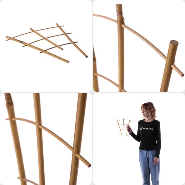KADAX Bambu Stege Blomstöd 26 cm Pergola Strong