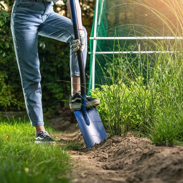 KADAX Spade Rak 125 cm För Grävning Plantering Metall Trädgård Stark