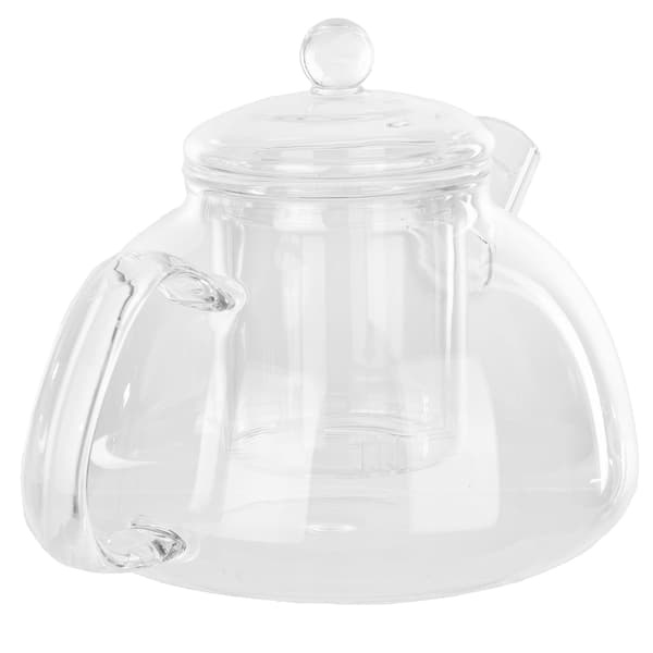 KADAX Värmebeständig glaskanna med örtteinfuser 1,1 l med lock