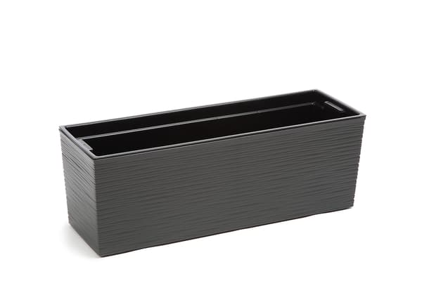 KADAX Urtepotte Balkonkasse med Indsats Blomsterstativ til Balustrade 19x56cm