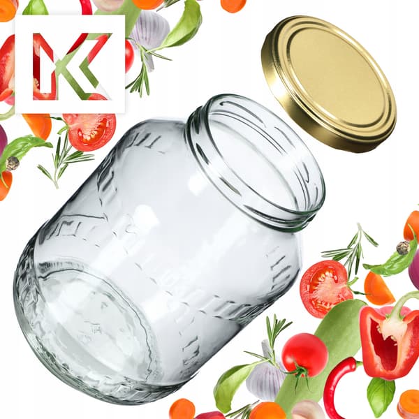 KADAX Burk 2,5 L Glasburkar för Honungsmarmelad Lock 1 st. Fi100