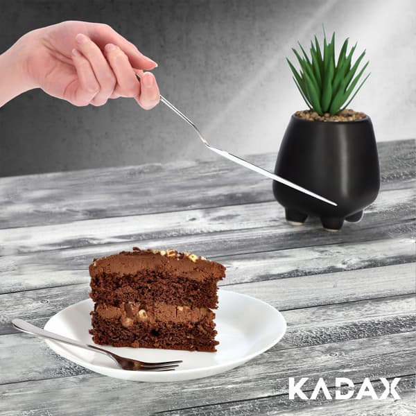 KADAX Kakgafflar 3 delar Glansgafflar Set Dessertgafflar