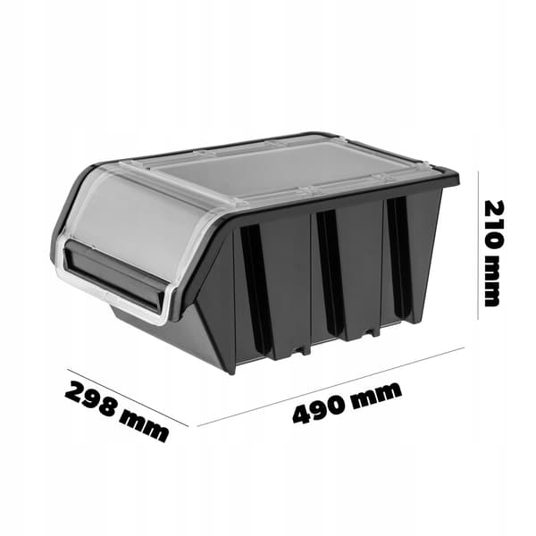 KADAX Verkstadsbricka Förvaringsbehållare Plast 490x298x210 Mm