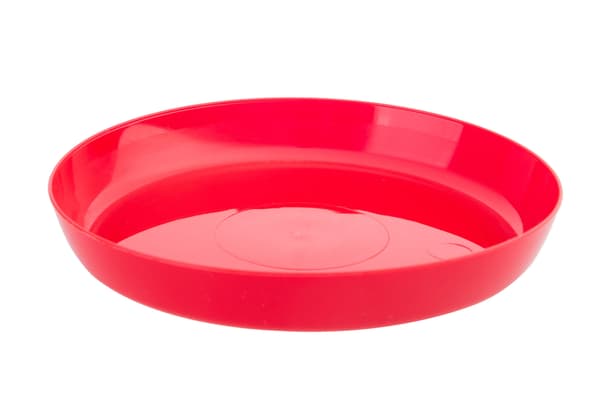 KADAX Plastik Urtepotte med Stativ, Urtepottedæksel, 12cm, Rød, Kadax