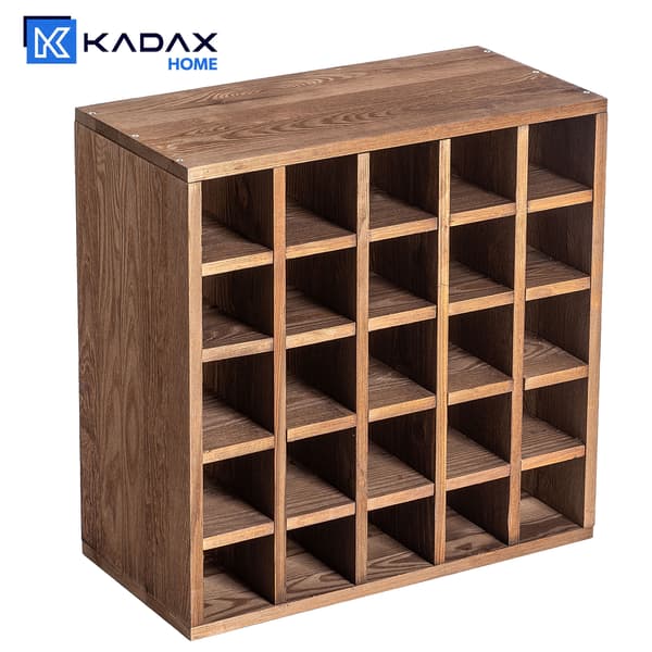 KADAX Vinställ Träställ 25 Flaskor Alkoholskåp Vardagsrum 52cm