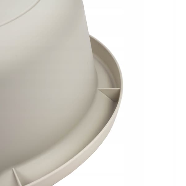 KADAX Tvättställ 6L Rund Plastbehållare Vit