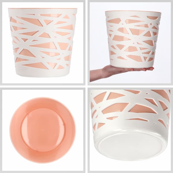 KADAX Urtepotte Plastikindsats til Blomster og Planter 19 cm Beige