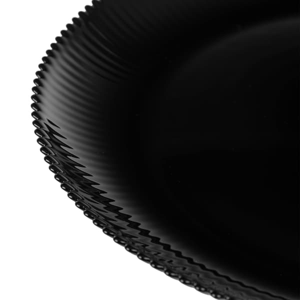 KADAX 3x Desserttallrikar 19 cm Kaktallrikar Räfflade Glastallrikar Små