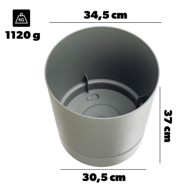KADAX Blomkruka Blomkruka med stativ Plast Rund 34,5 cm