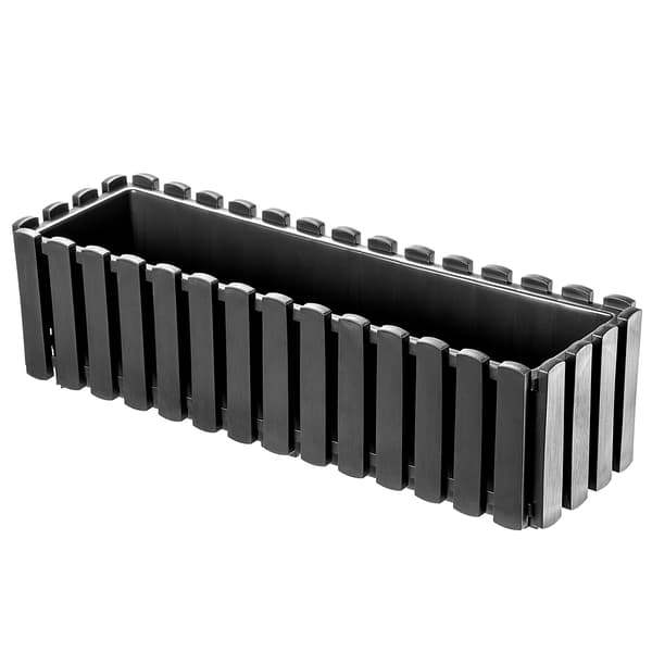KADAX Balkonkasse Urtepotte 58x18x16,5 cm Antracit Balkon