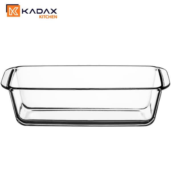 KADAX Glasform för bröd, ugnssäker form, 28,5 cm