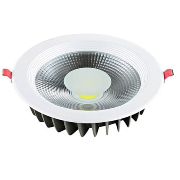 COB LED downlight rund vit 30W Vit