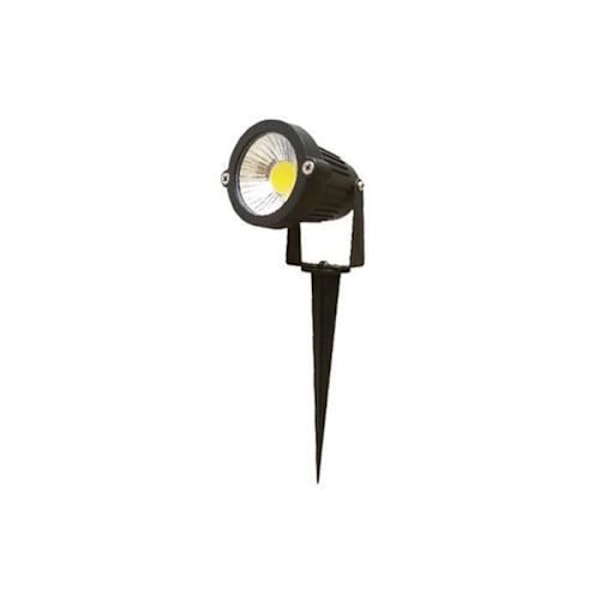 Spot COB LED til indstik, justerbar 5W IP65 6000K Svart