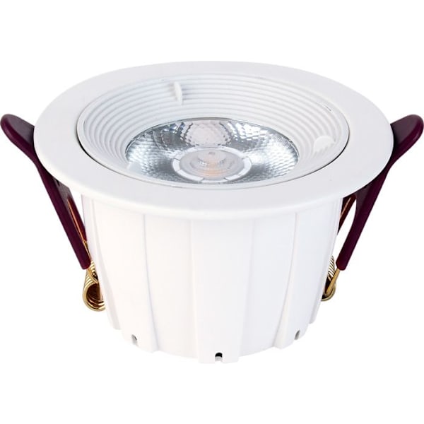 Spot COB LED - Vit - Dimbar - 7W - 4000K - 36° - Inbyggd Vit
