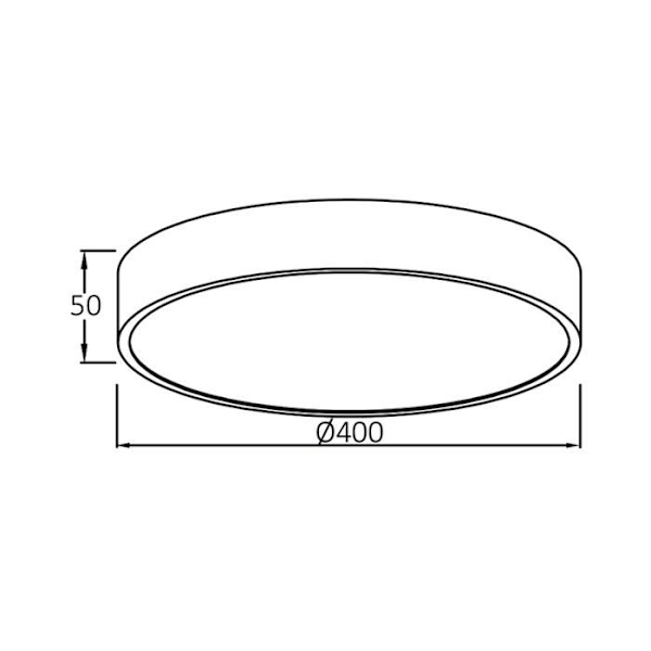 Blade-ST LED loftslampe rund sort 3i1 36W metal Svart
