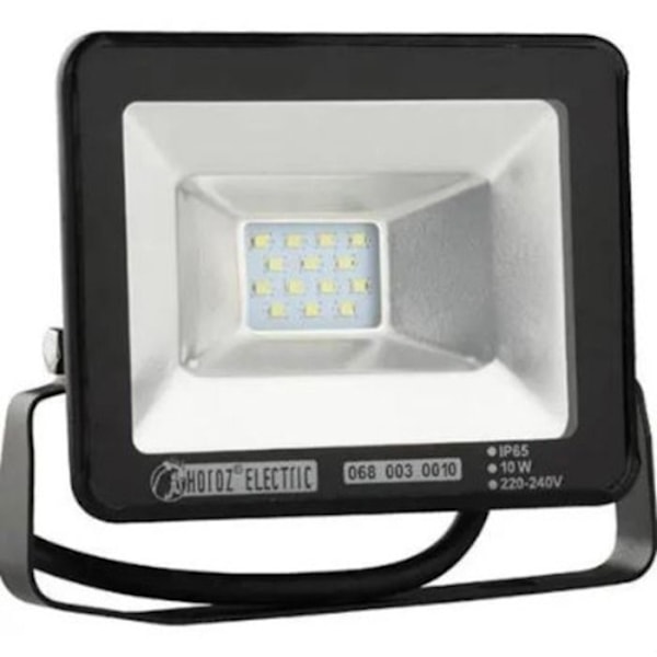 Extra platt 10W LED-projektor Svart