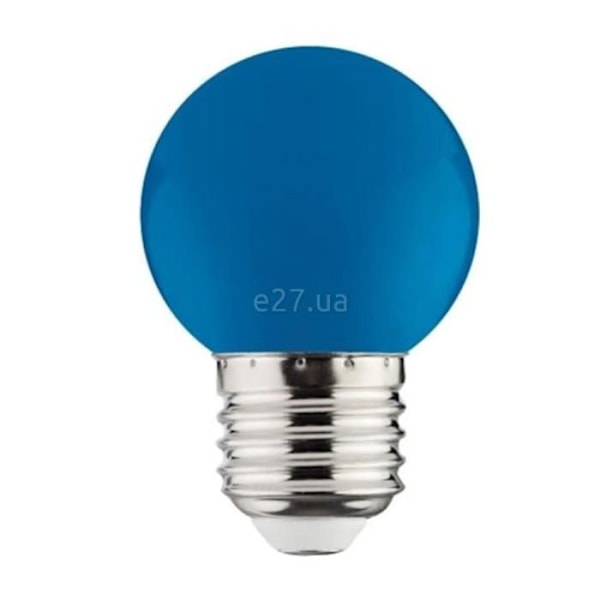 Ampull LED glob blå 1W (Eq. 8W) E27 Blå