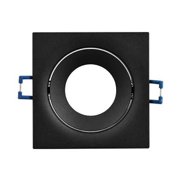 BRAYTRON Tetra-E4 spotlys, firkantet, sort, justerbar, længde og bredde 90 mm, aluminium Svart