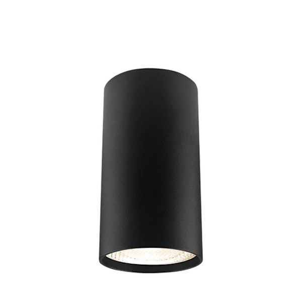 Aluminiumsloftslampe GAMA-5510B rund GU10 35W sort Svart