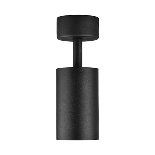 Set med 5 justerbara svarta takspotlights GU10 35W Svart