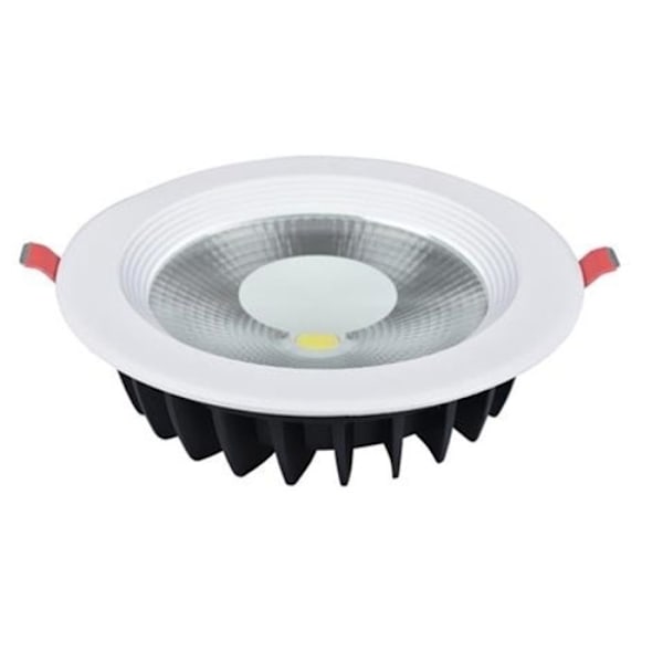 COB LED downlight rund vit 20W Vit
