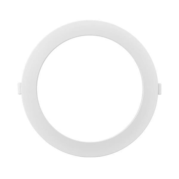 Extra platt rund LED-panel 18W 4000K Ø229mm IP40 Vit