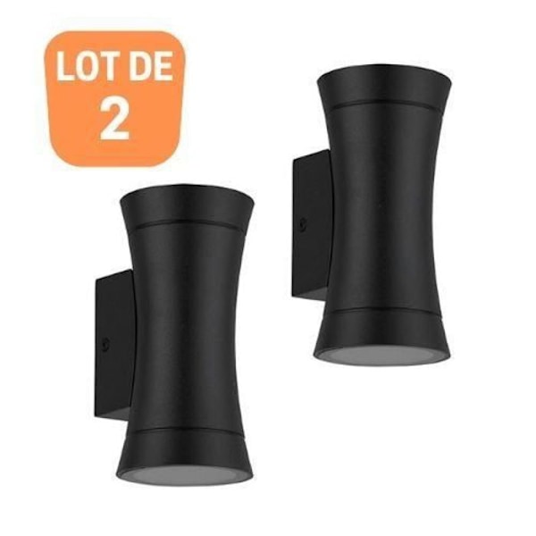 2 kpl MULIER 2x35W GU10 ulkovalaisimia Svart