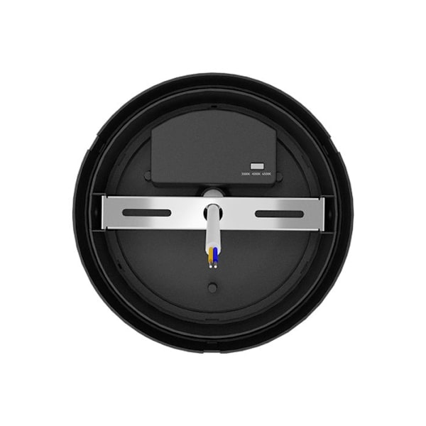 Pyöreä LED-seinävalaisin Braytron 15W 1450lm 3in1 Musta IP65 Svart