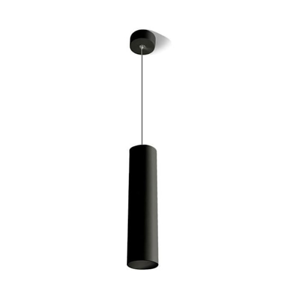BETA sort rør pendel GU10 kabel 1,45m Svart