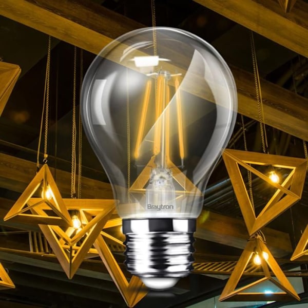 A60 LED glödlampa E27 7W 6500K Braytron