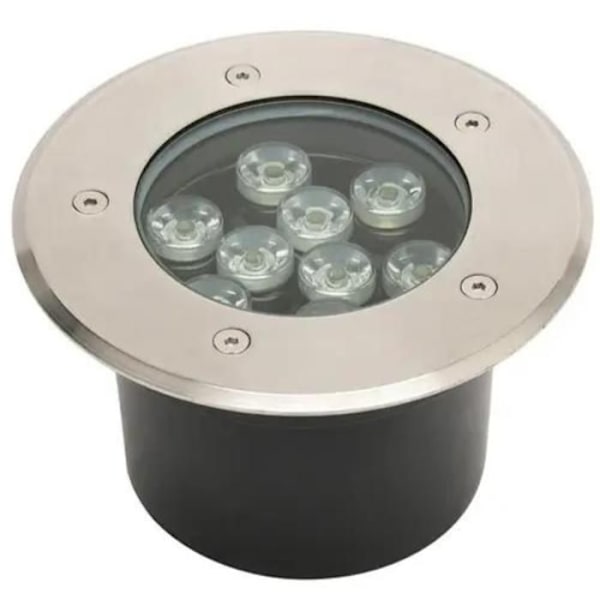 Vedenpitävä upotettu LED-kohdevalo 9W 900lm 4000K IP67 Matt krom