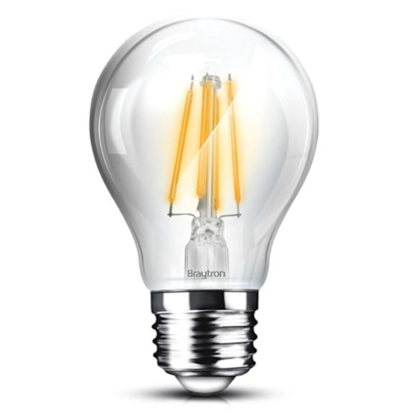 A60 LED glødelampe E27 7W 6500K Braytron