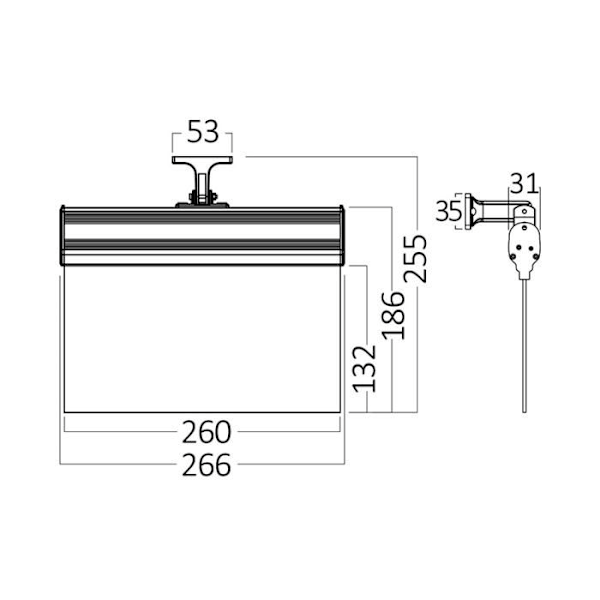LED EXIT BRAYTRON - Nödutgång - 3W